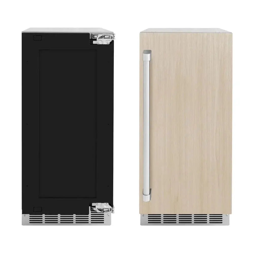 ZLINE 15" Touchstone Clear Cube Ice Maker Drain Pump Panel Ready Door ICCDP-15 by Farmhouse Kitchen and Bath