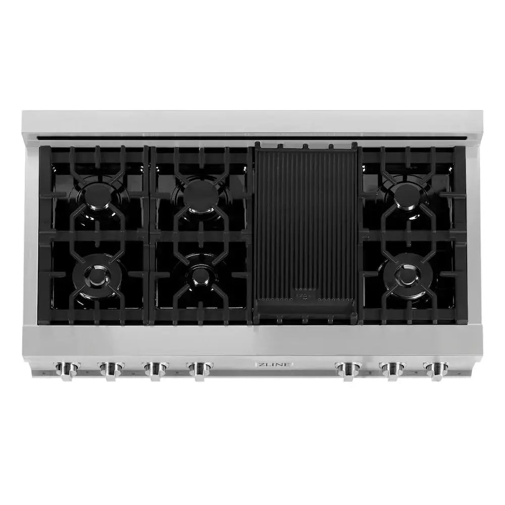 ZLINE 48" Bundle Range Top RT48 & Wall Oven AWS-30, 2KP-RTAWS48 by Farmhouse Kitchen and Bath