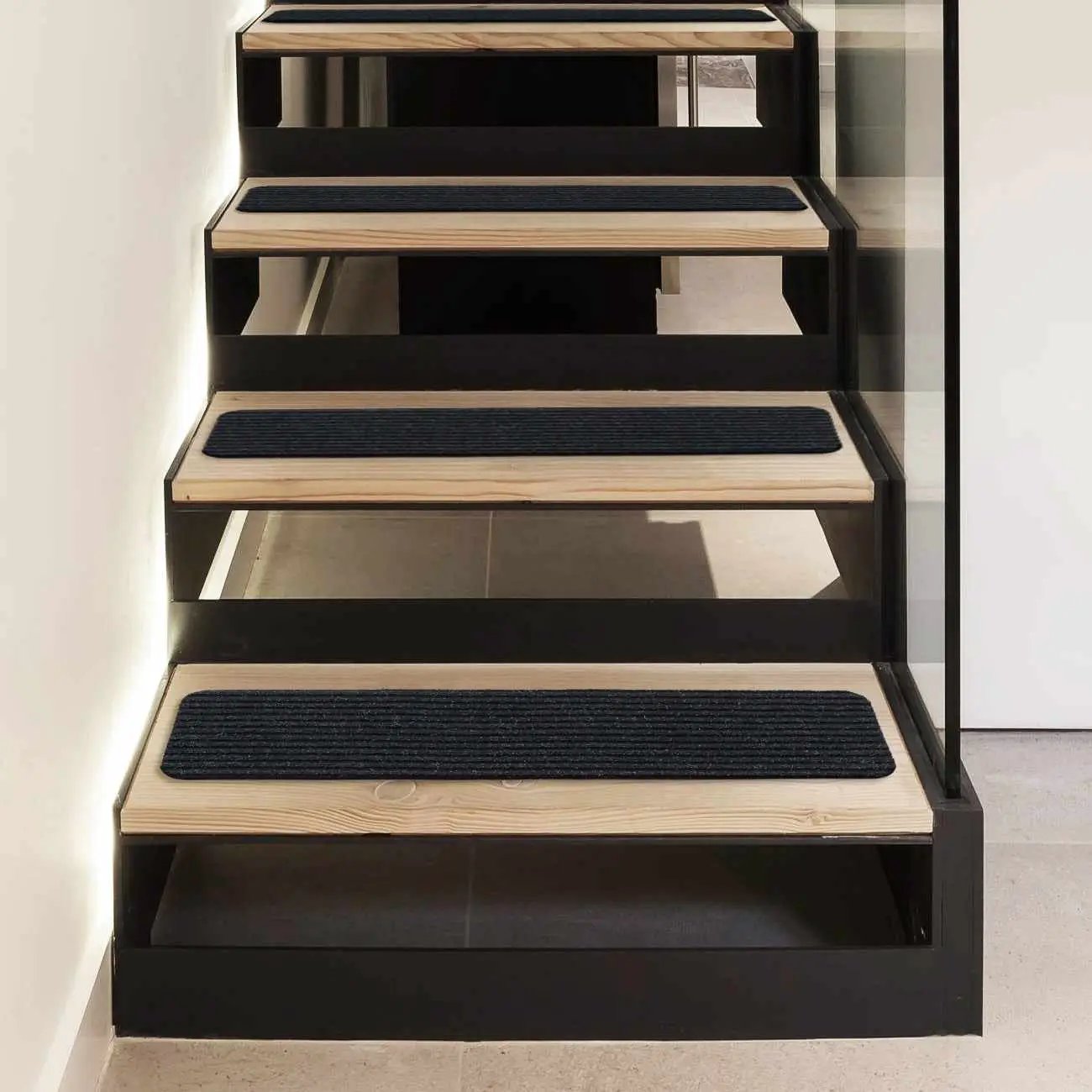 Basic Stair Tread Rugs, Gray by Boutique Rugs