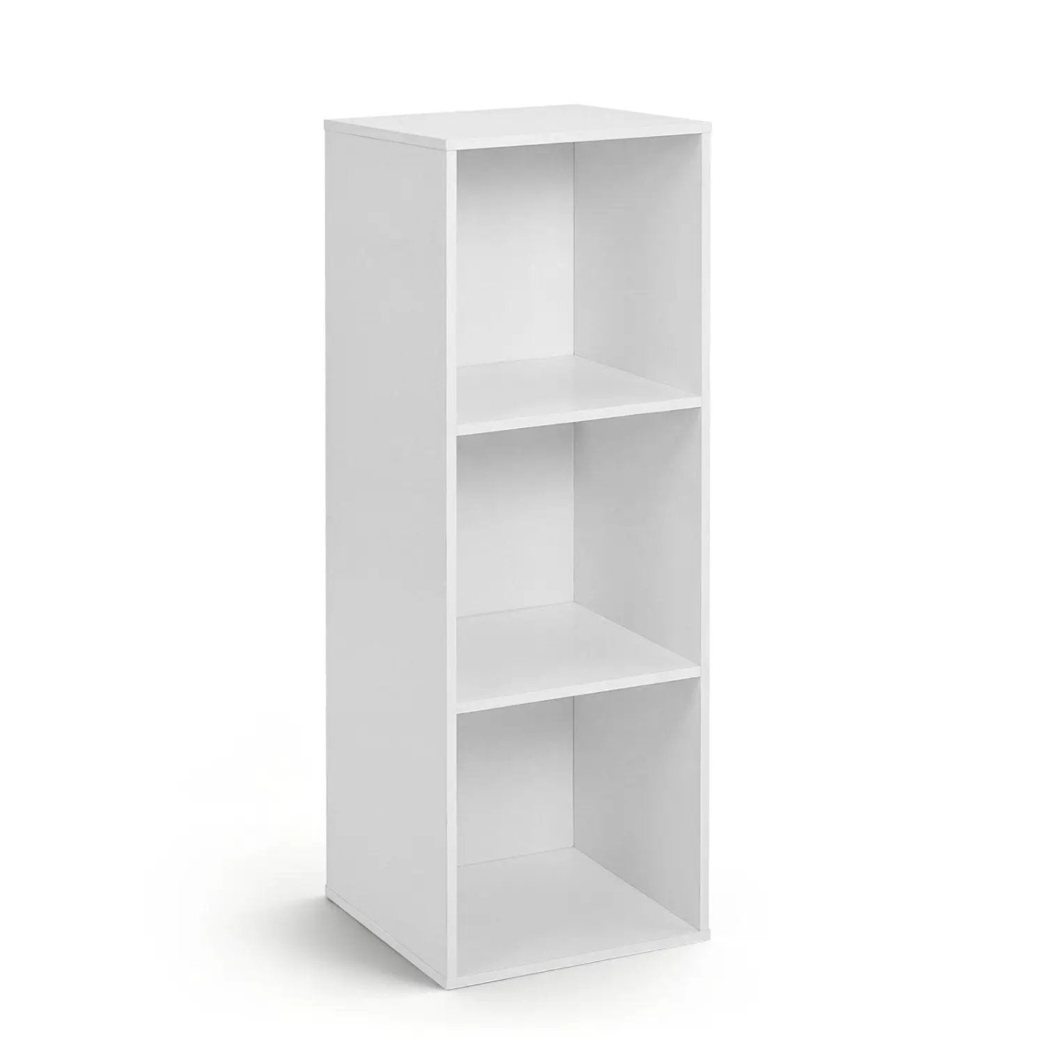 3-Cube Bookcase with Anti-Tipping Kits - White by DirectDeals