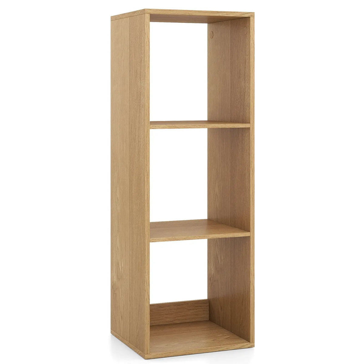 3 Cube Bookshelf with Back Guardrail for Living Room Bedroom, photo 11 of 11