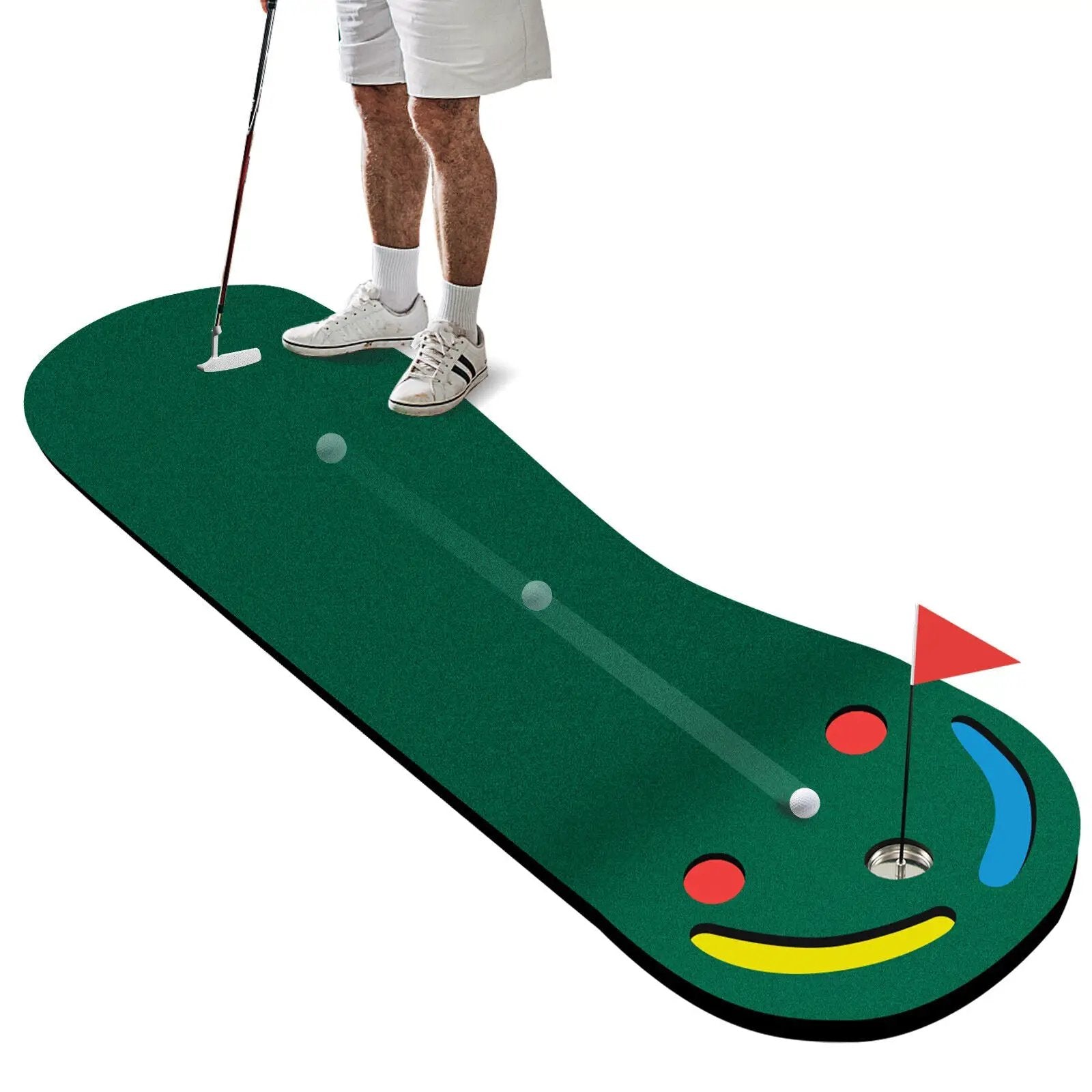 Golf Putting Green Set for Indoor Outdoor Use by DirectDeals