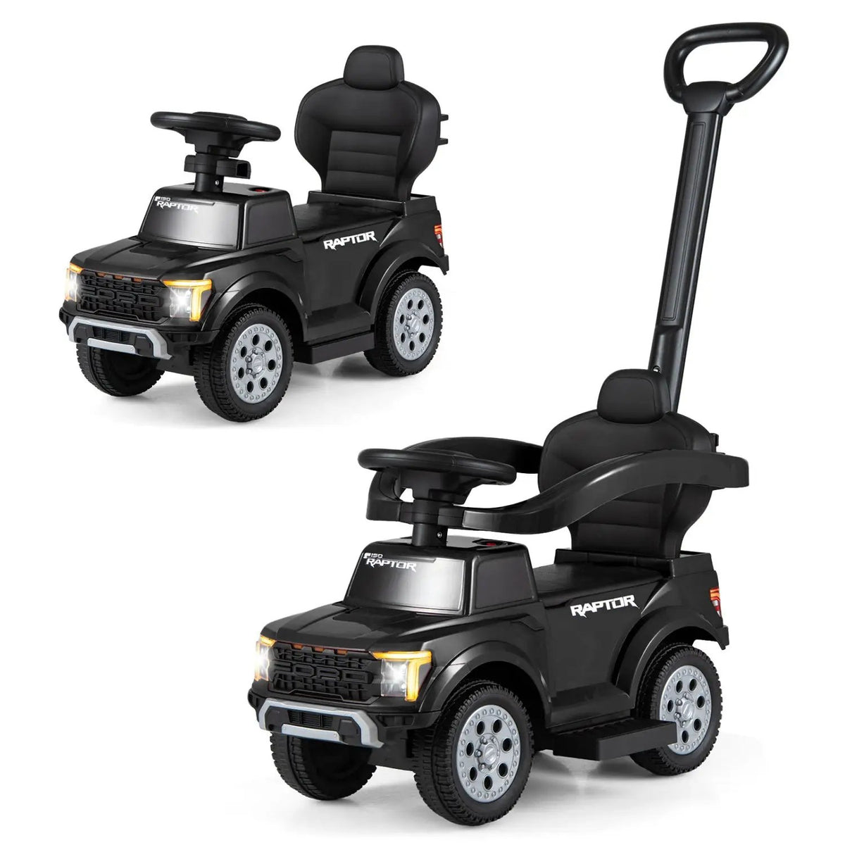 3-In-1 Licensed Ford Push Car for Toddlers, photo 2 of 32