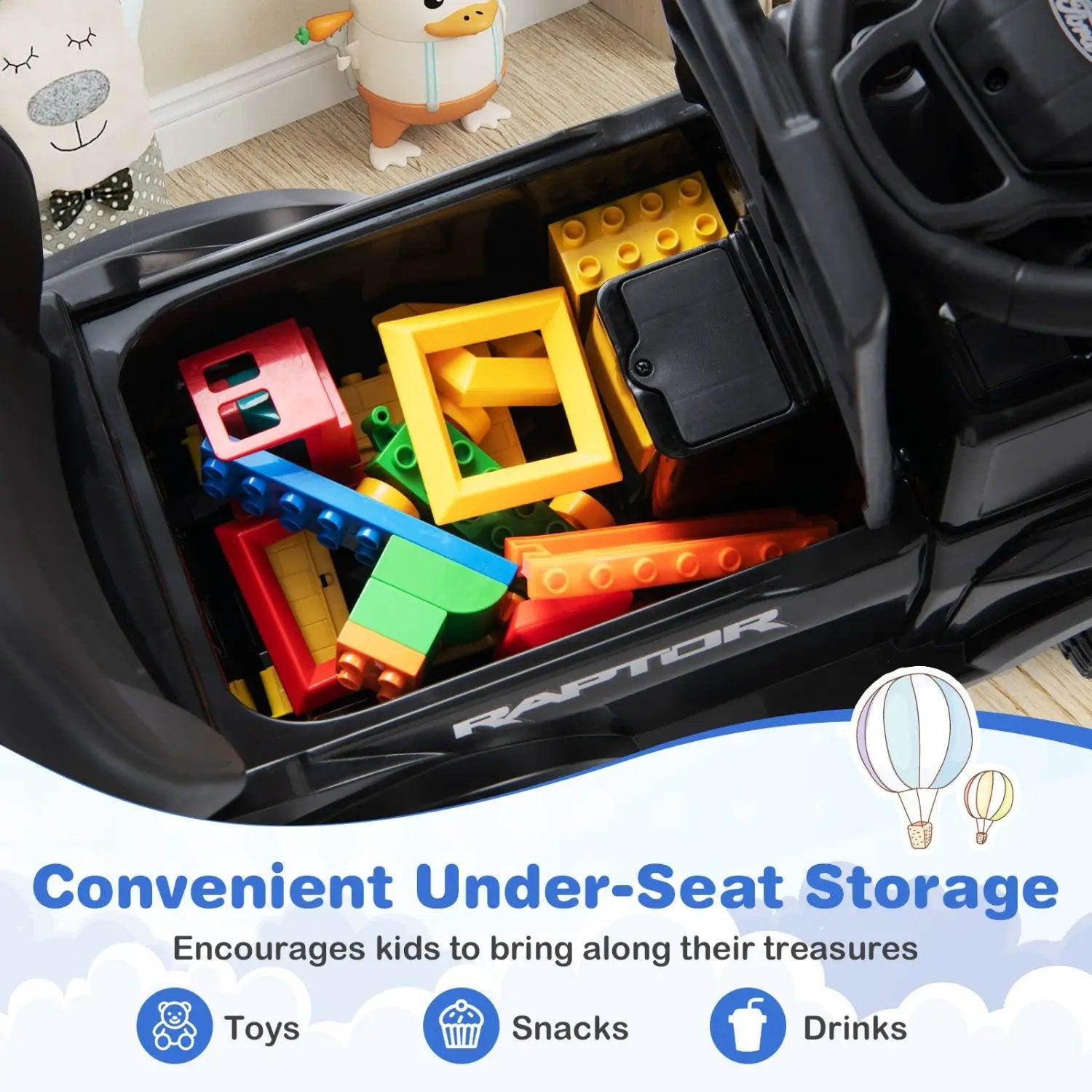 3-In-1 Licensed Ford Push Car for Toddlers by DirectDeals