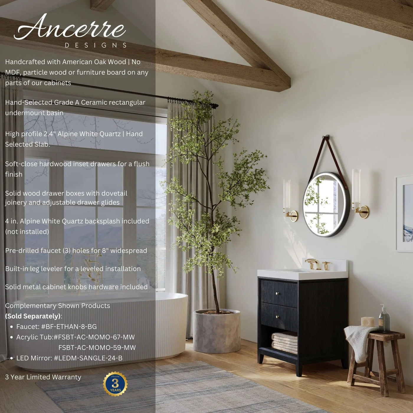 Momo 30" Bath Vanity Set by Ancerre Designs