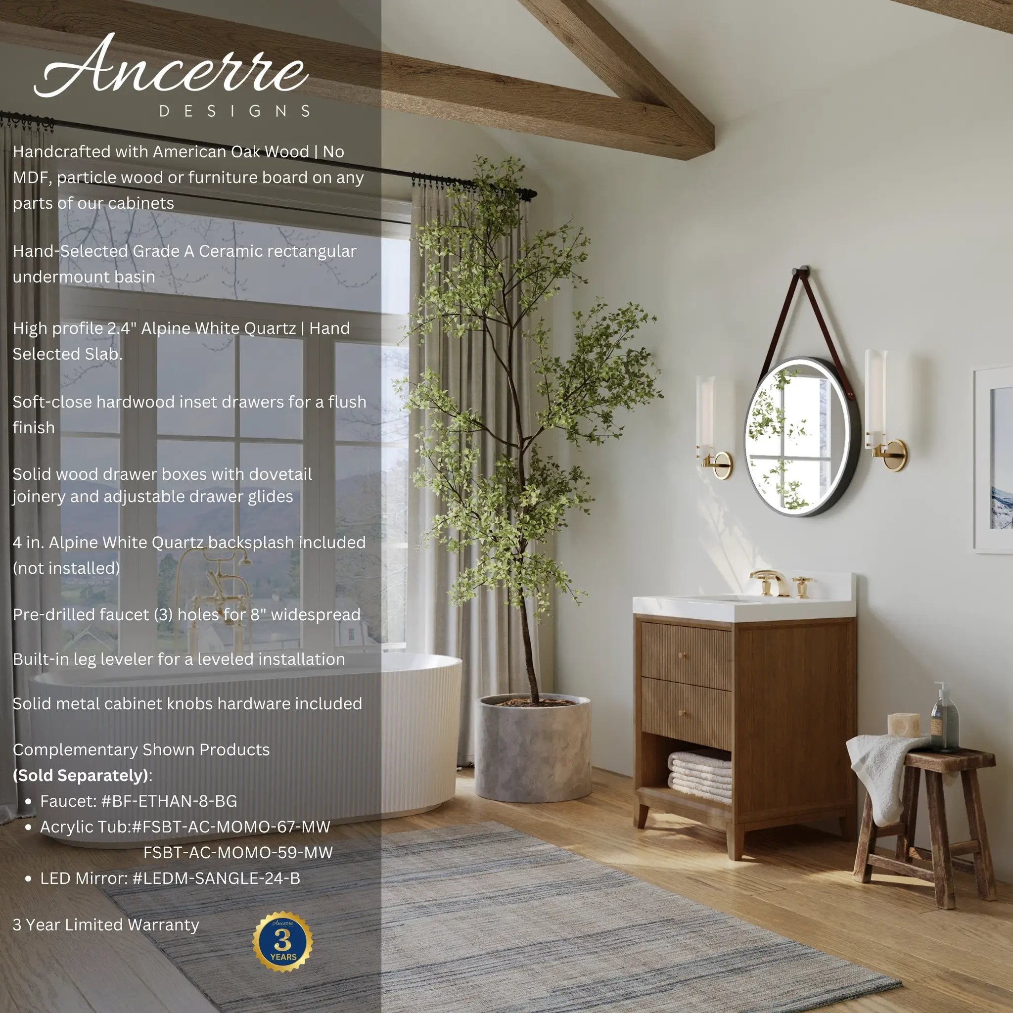 Momo 24" Bath Vanity Set by Ancerre Designs