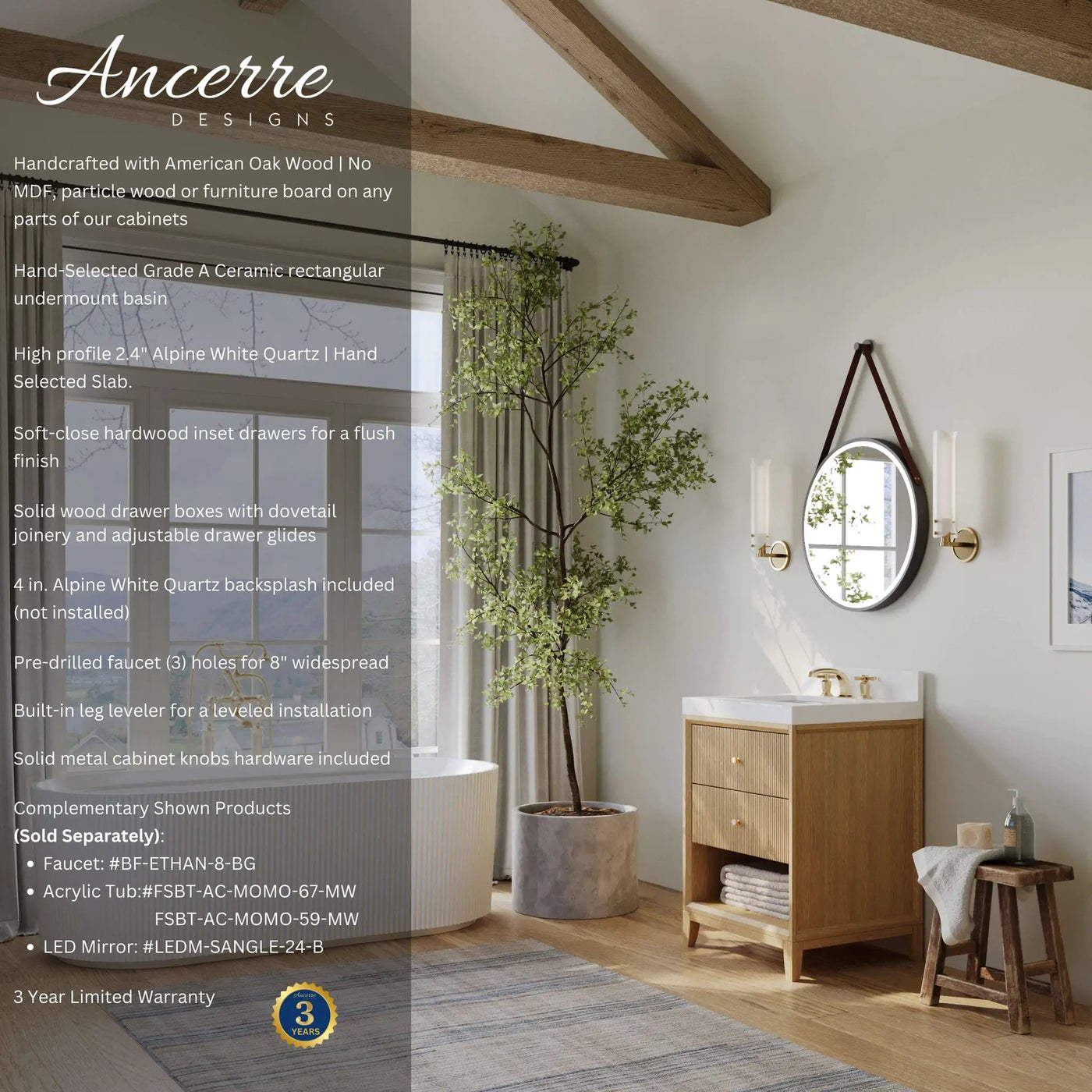 Momo 30" Bath Vanity Set by Ancerre Designs