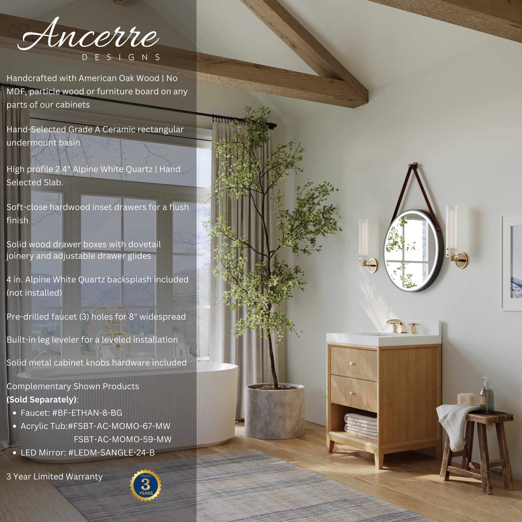 Momo 24" Bath Vanity Set by Ancerre Designs