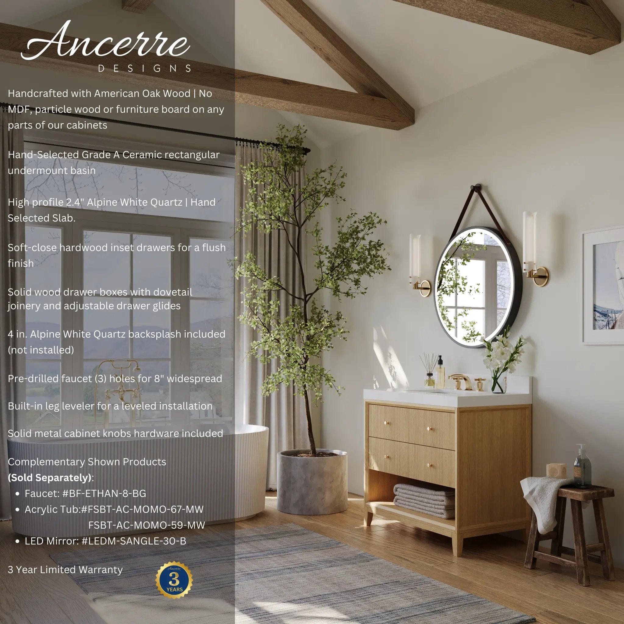 Momo 42" Bath Vanity Set by Ancerre Designs
