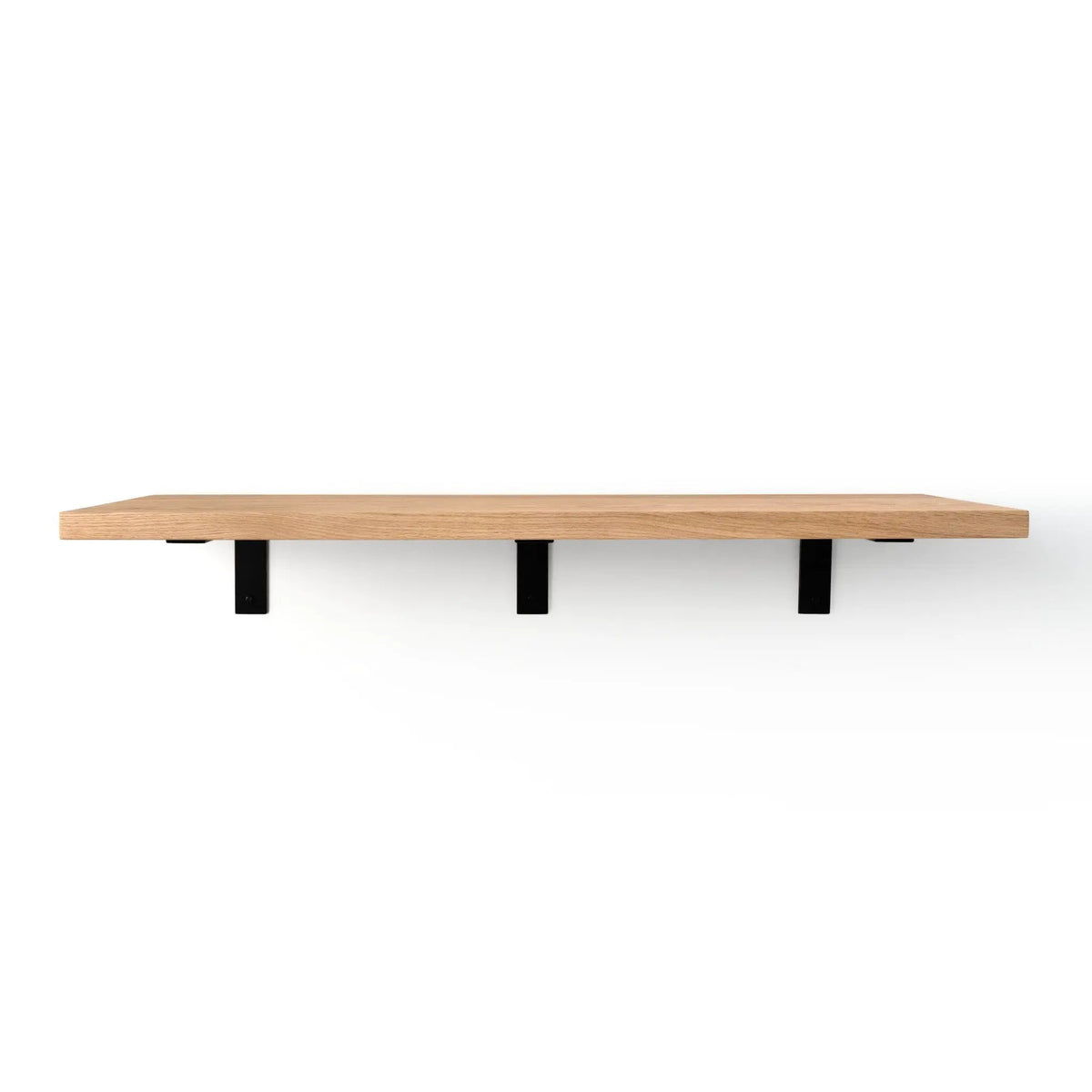 Deep Shelf with Black Steel L Brackets, photo 2 of 8