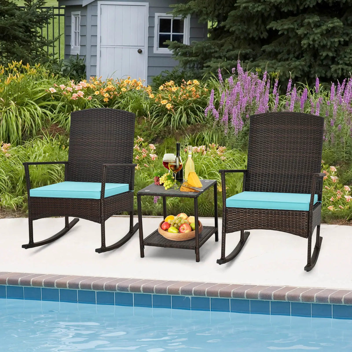 3 Piece Patio Rocking, photo 6 of 12