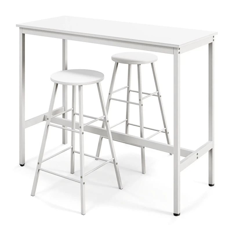 3 Piece Pub Table and Stools Kitchen Dining Set by DirectDeals
