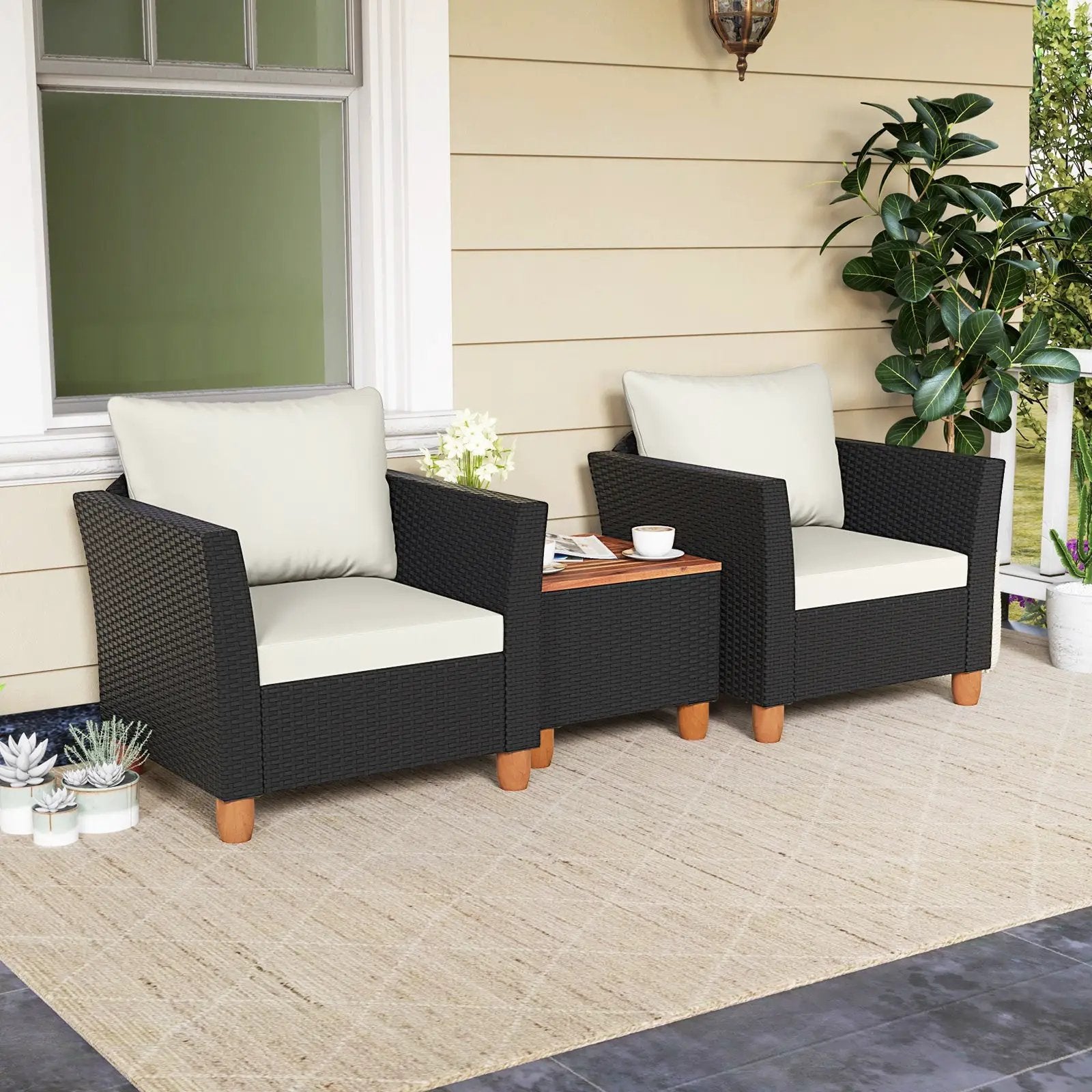 3 Pieces Outdoor Patio by DirectDeals