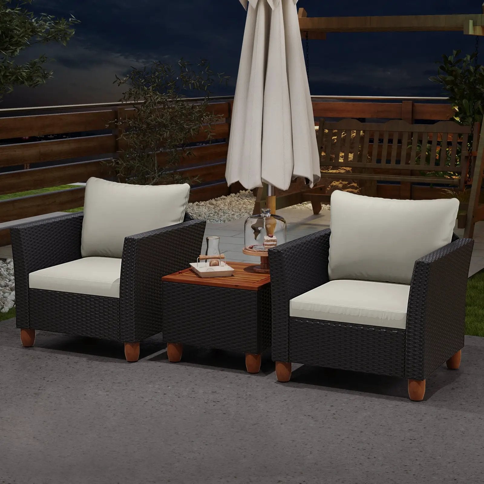 3 Pieces Outdoor Patio by DirectDeals