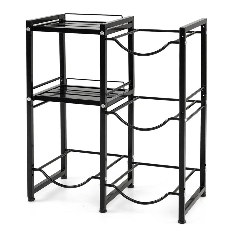 3-Tier Water Jug Holder with Shelves - 5 Gallon Capacity by DirectDeals