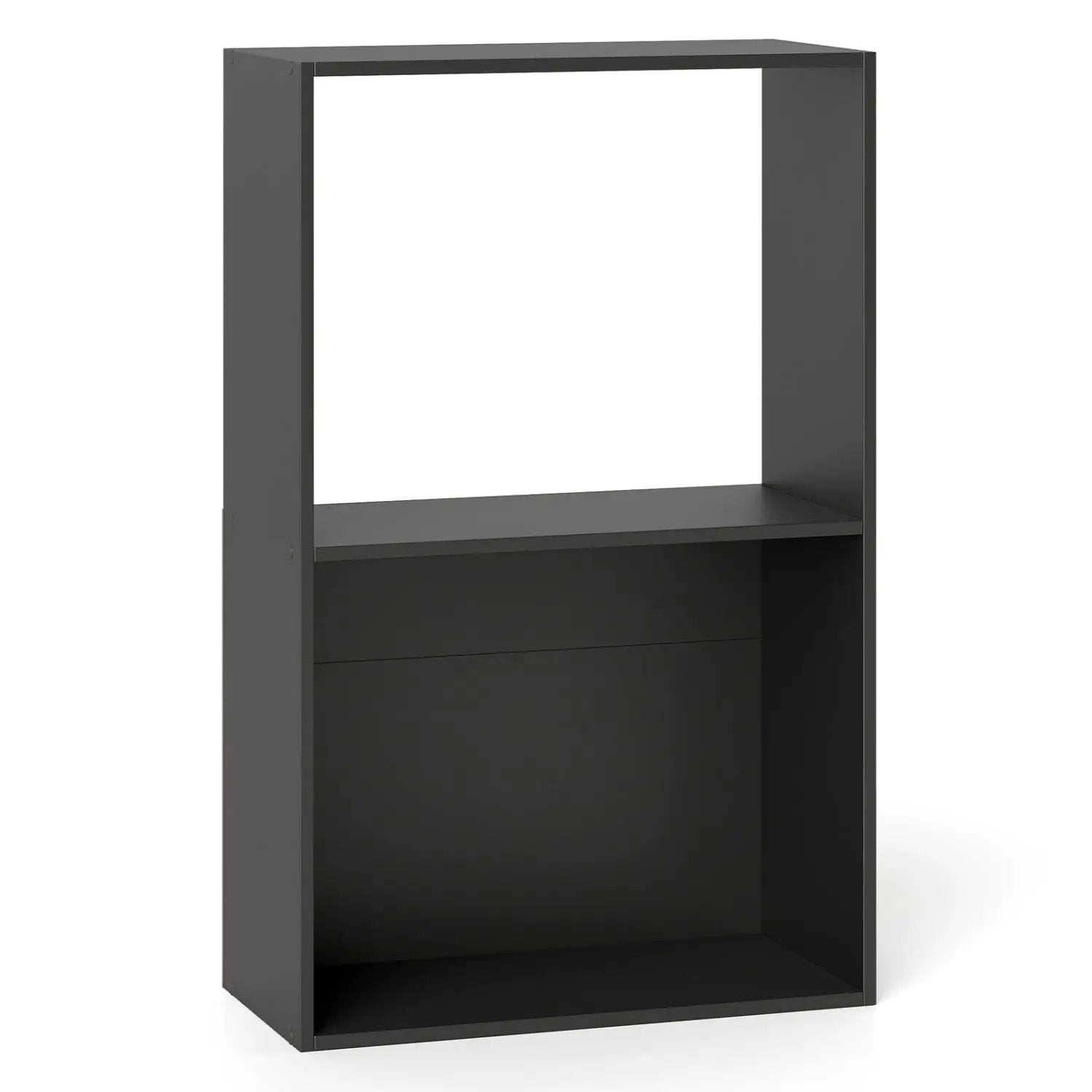 3-Tier Bookshelf with Open Storage Compartments by DirectDeals