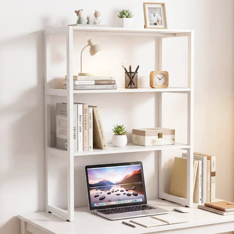 3-Tier Countertop Storage Hutch with Open Shelves by DirectDeals