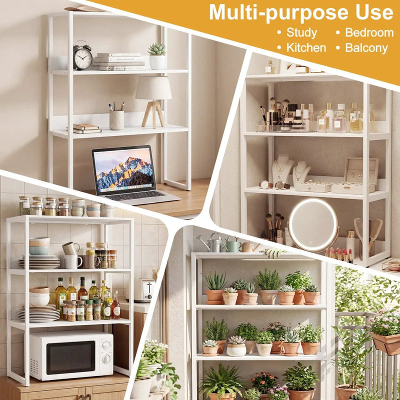 3-Tier Countertop Storage Hutch with Open Shelves by DirectDeals