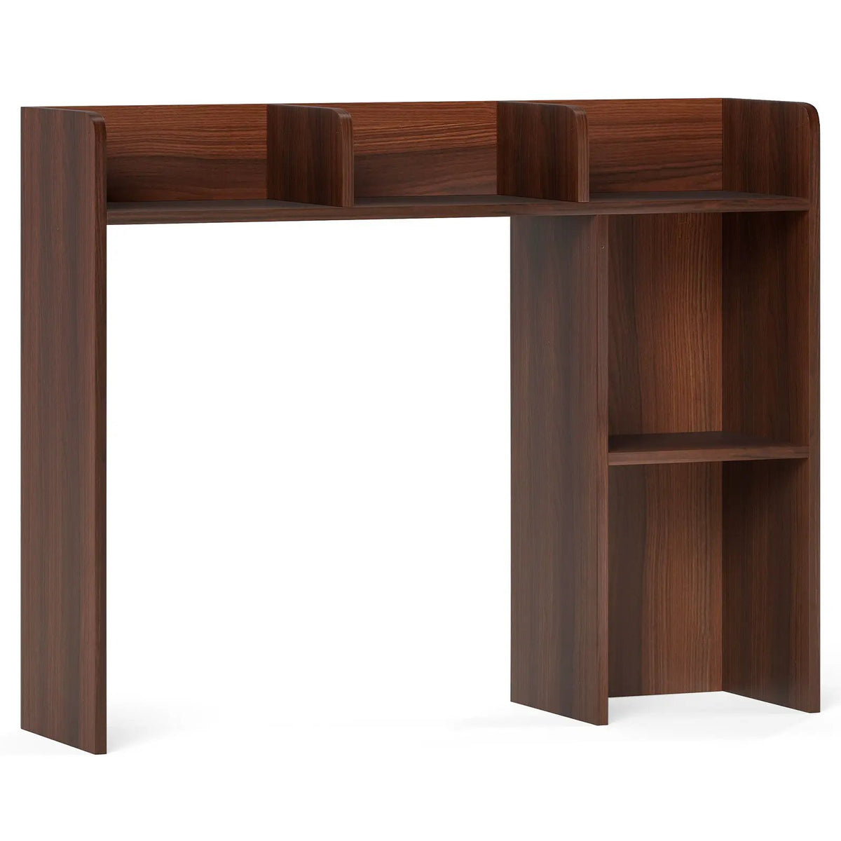 3-Tier Multipurpose Desk Bookshelf with 4 Shelves, photo 12 of 13