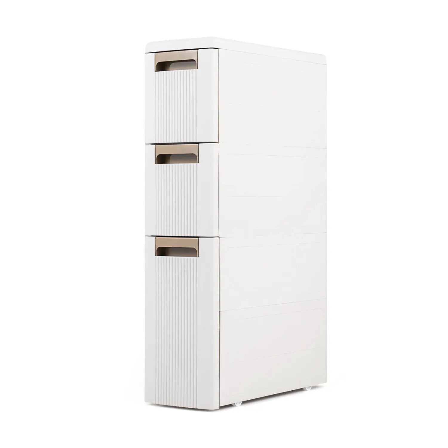Narrow Storage Cabinet with Drawers and Removable Dividers by DirectDeals