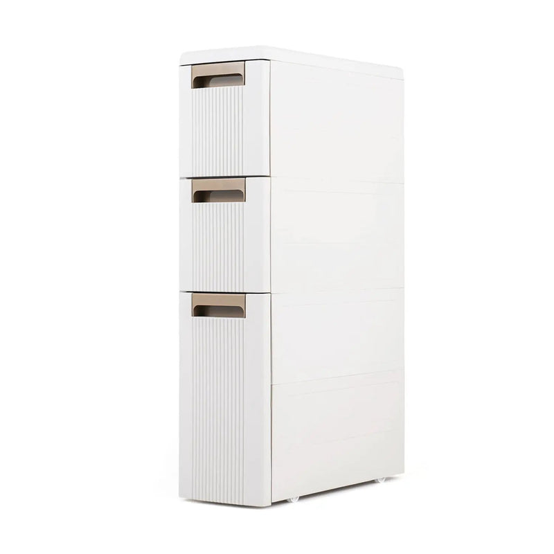 Narrow Storage Cabinet with Drawers and Removable Dividers by DirectDeals