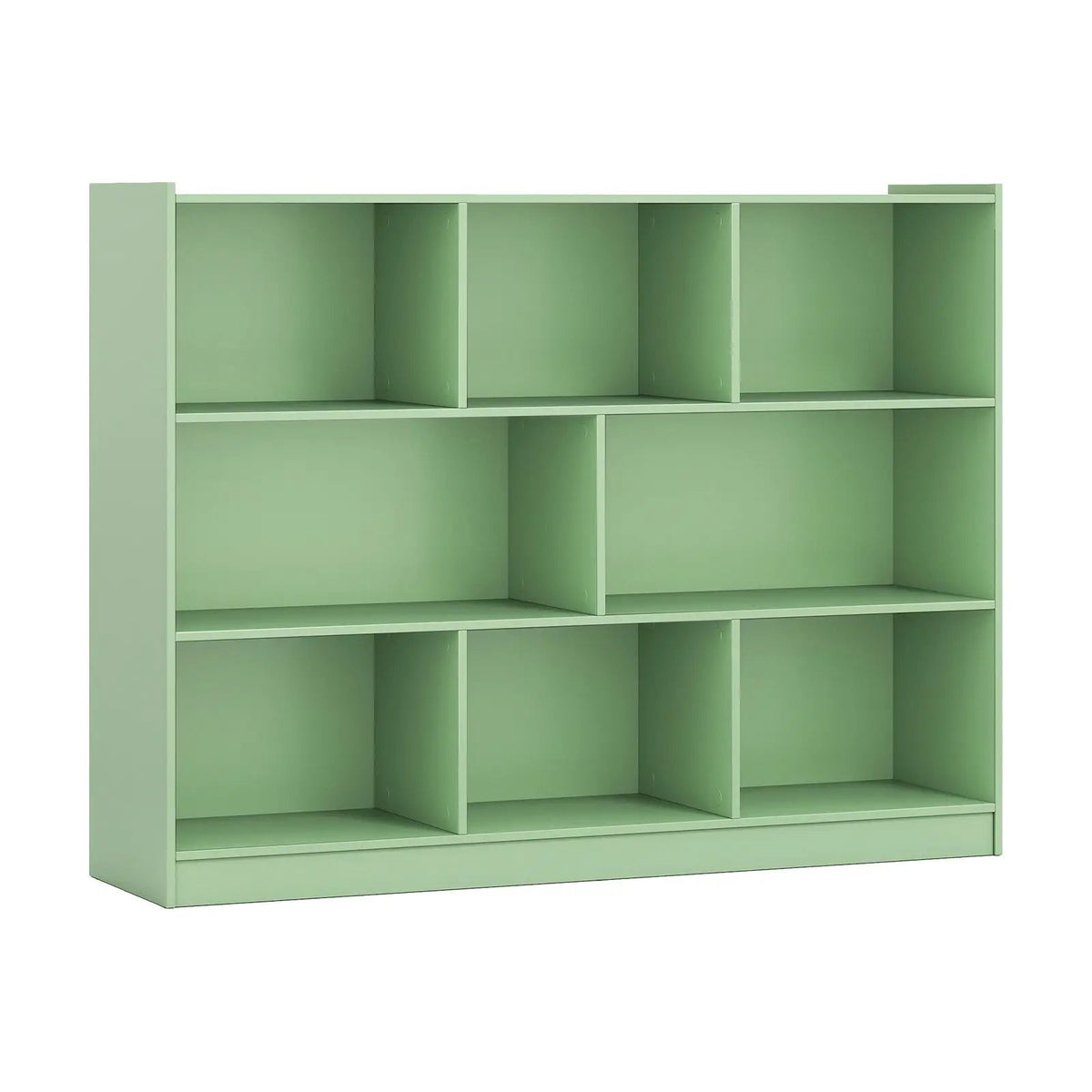 3-Tier Open Bookcase 8-Cube Floor Standing Storage Shelves, photo 12 of 12