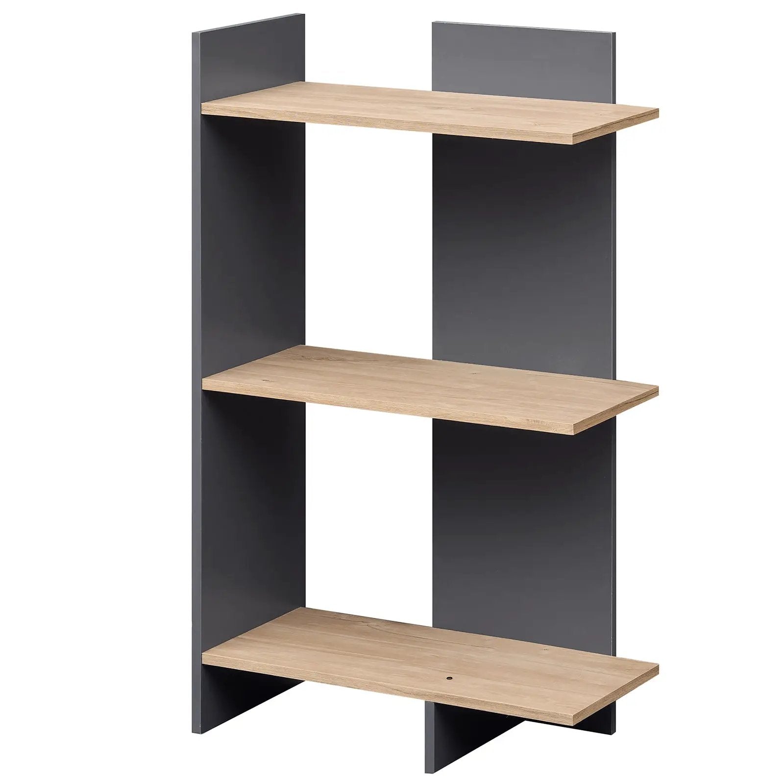 3 Tier Wooden Bookshelf with Anti-Tipping Kit by DirectDeals