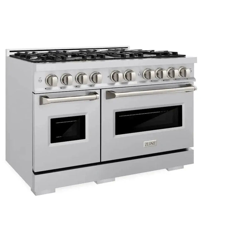ZLINE 48"Classic Gas Range, Convection Gas Oven, Stainless Steel, CGR48 by Farmhouse Kitchen and Bath