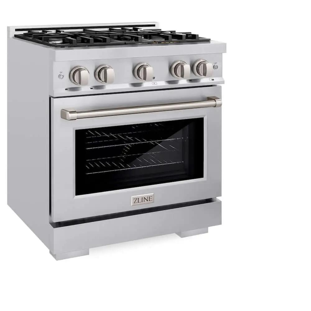 ZLINE 30" Select Gas Range Convection Gas Oven Stainless Steel HGR30 by Farmhouse Kitchen and Bath