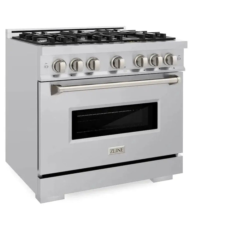 ZLINE 36"Classic Gas Range, Convection Gas Oven, Stainless Steel, CGR36 by Farmhouse Kitchen and Bath