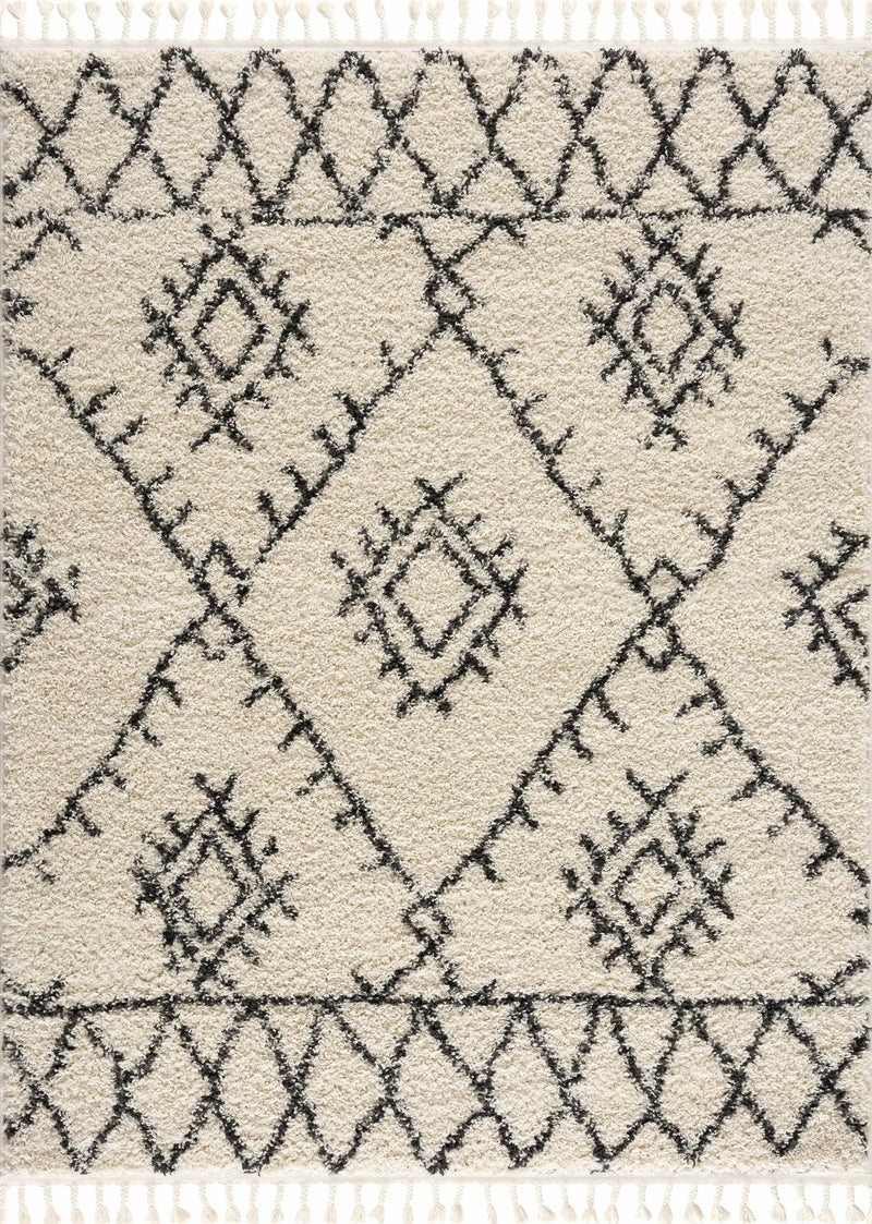 Emlenton Berber Shag with Tassels - Clearance by Boutique Rugs