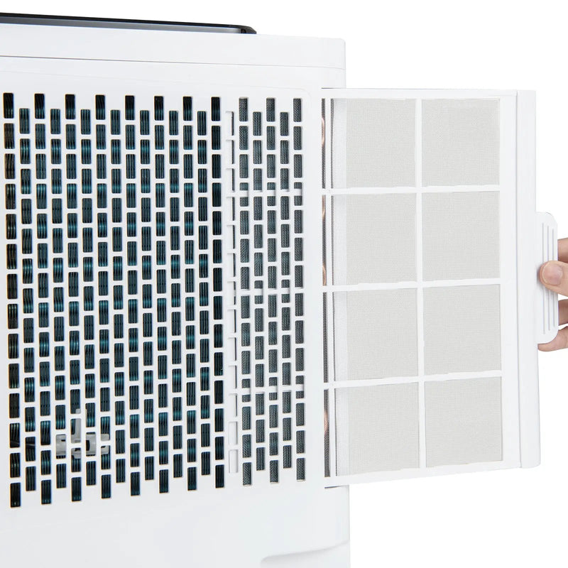 3-in-1 8000 BTU Portable Air Conditioner with Remote Control-White by DirectDeals