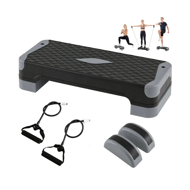 3-in-1 Aerobic Step Platform with Risers and Balance Trainers by DirectDeals