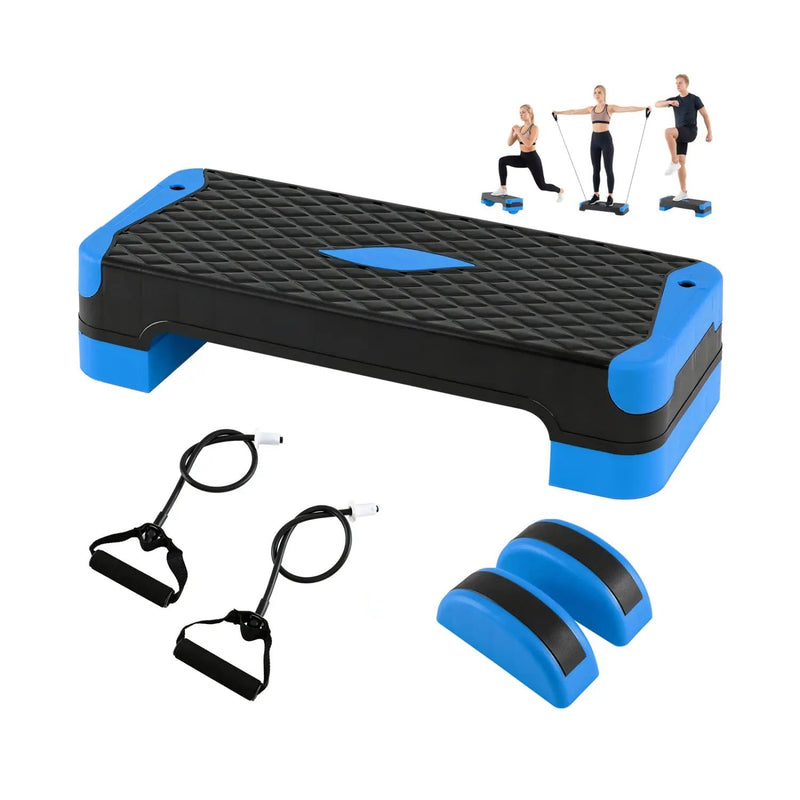 3-in-1 Aerobic Step Platform with Risers and Balance Trainers by DirectDeals