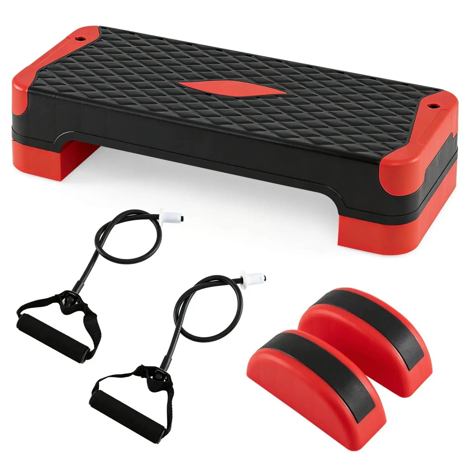 3-in-1 Aerobic Step Platform with Risers and Balance Trainers by DirectDeals