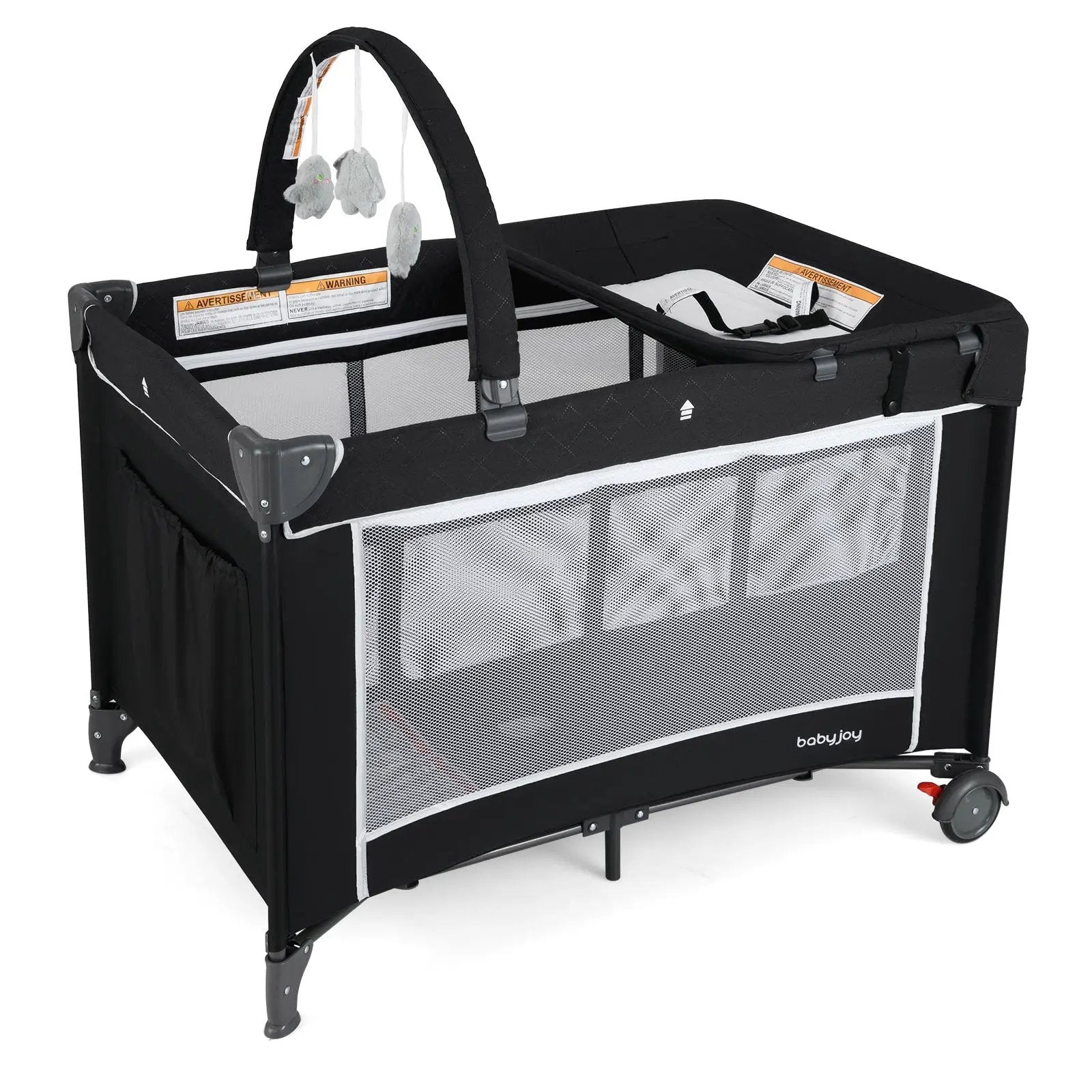 3-in-1 Portable Baby Crib and Playpen with Changing Table by DirectDeals