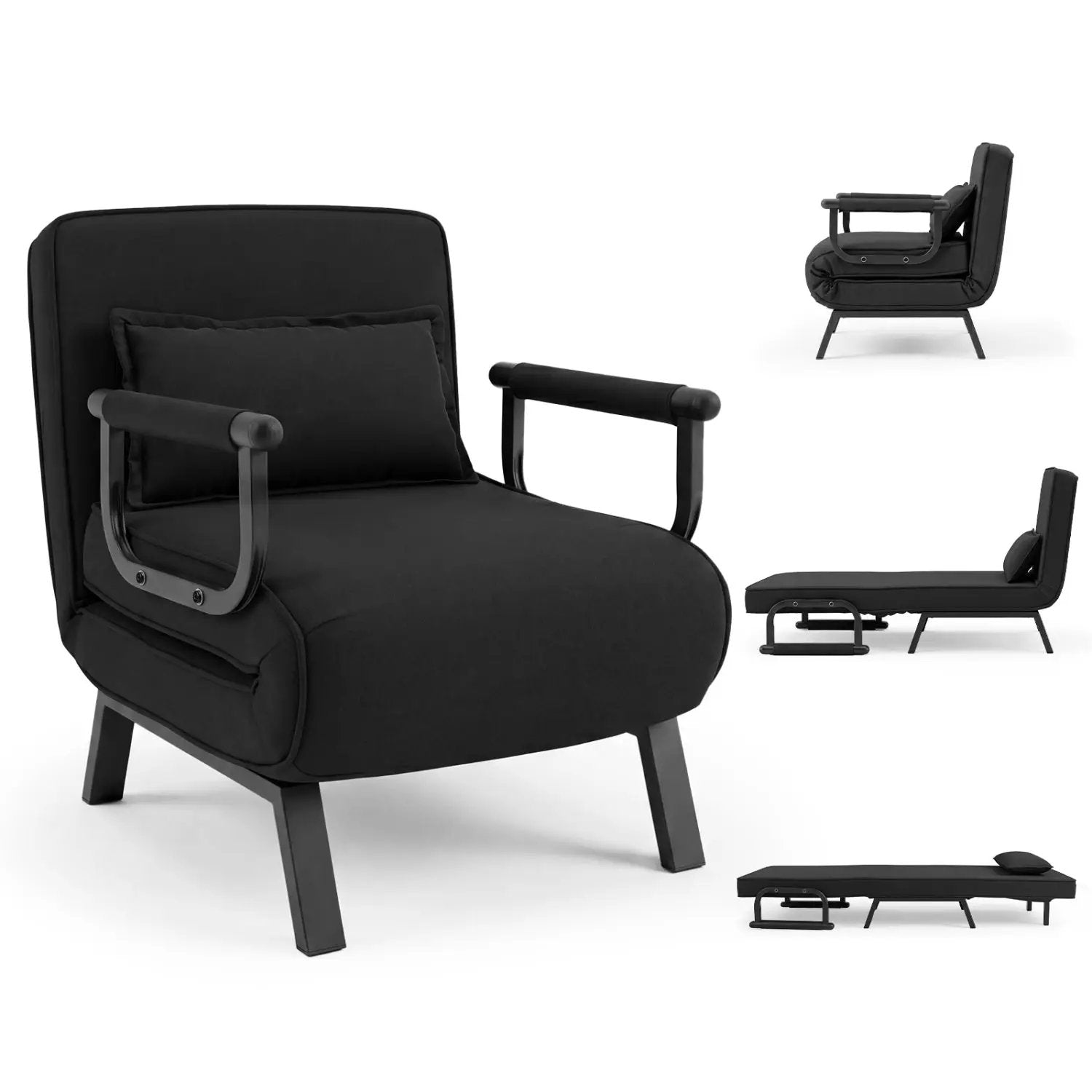 3-in-1 Folding Sofa Bed with Adjustable Backrest by DirectDeals