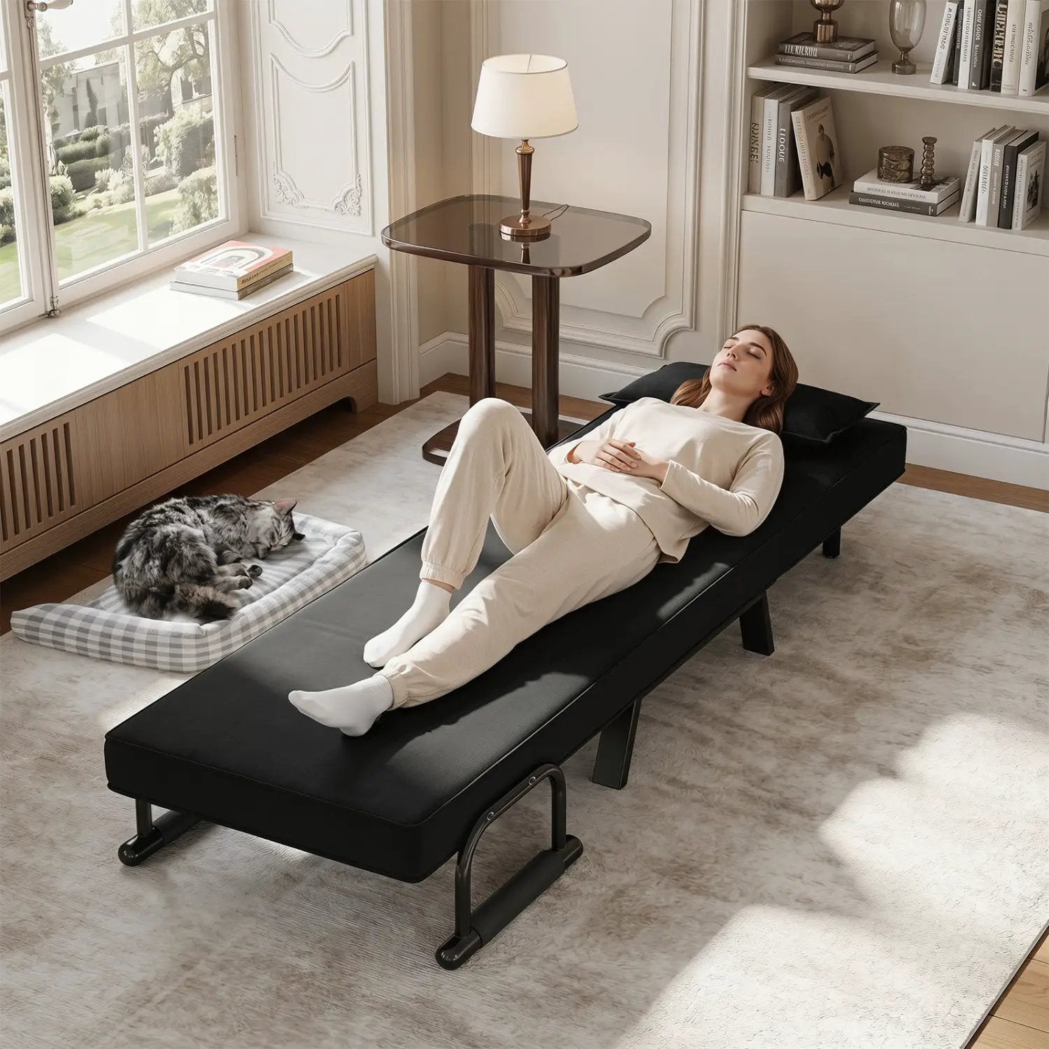 3-in-1 Folding Sofa Bed with Adjustable Backrest by DirectDeals