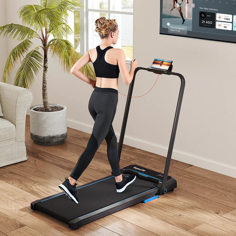 3 in 1 Folding Treadmill with Remote Control and LED Display by DirectDeals
