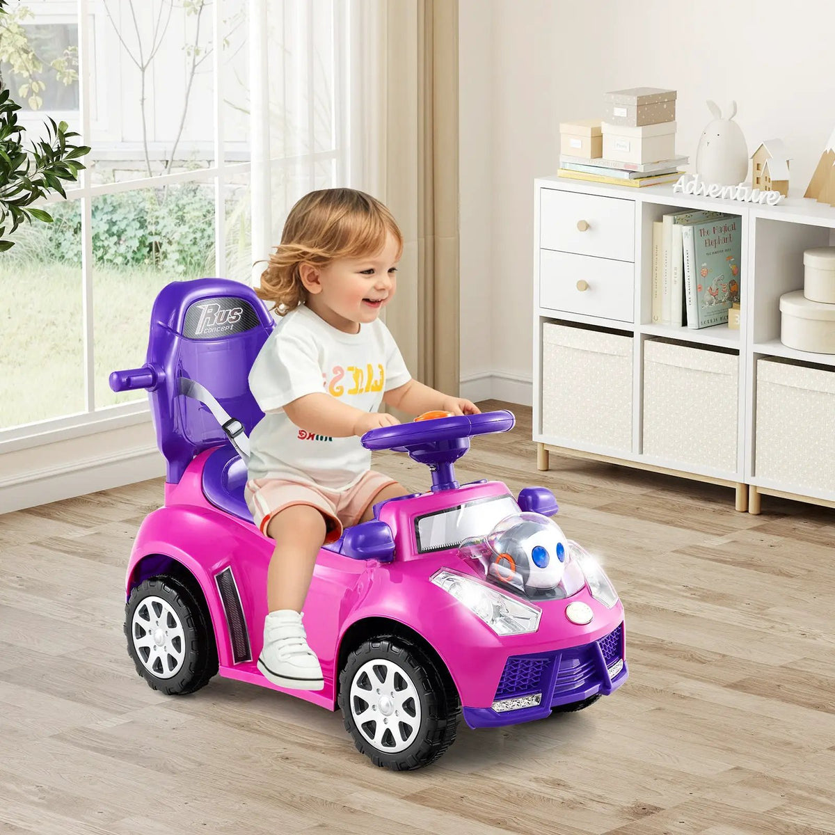 3 in 1 Push Car for Toddler Stroller Sliding Walking Car for Boys and Girls, photo 3 of 24