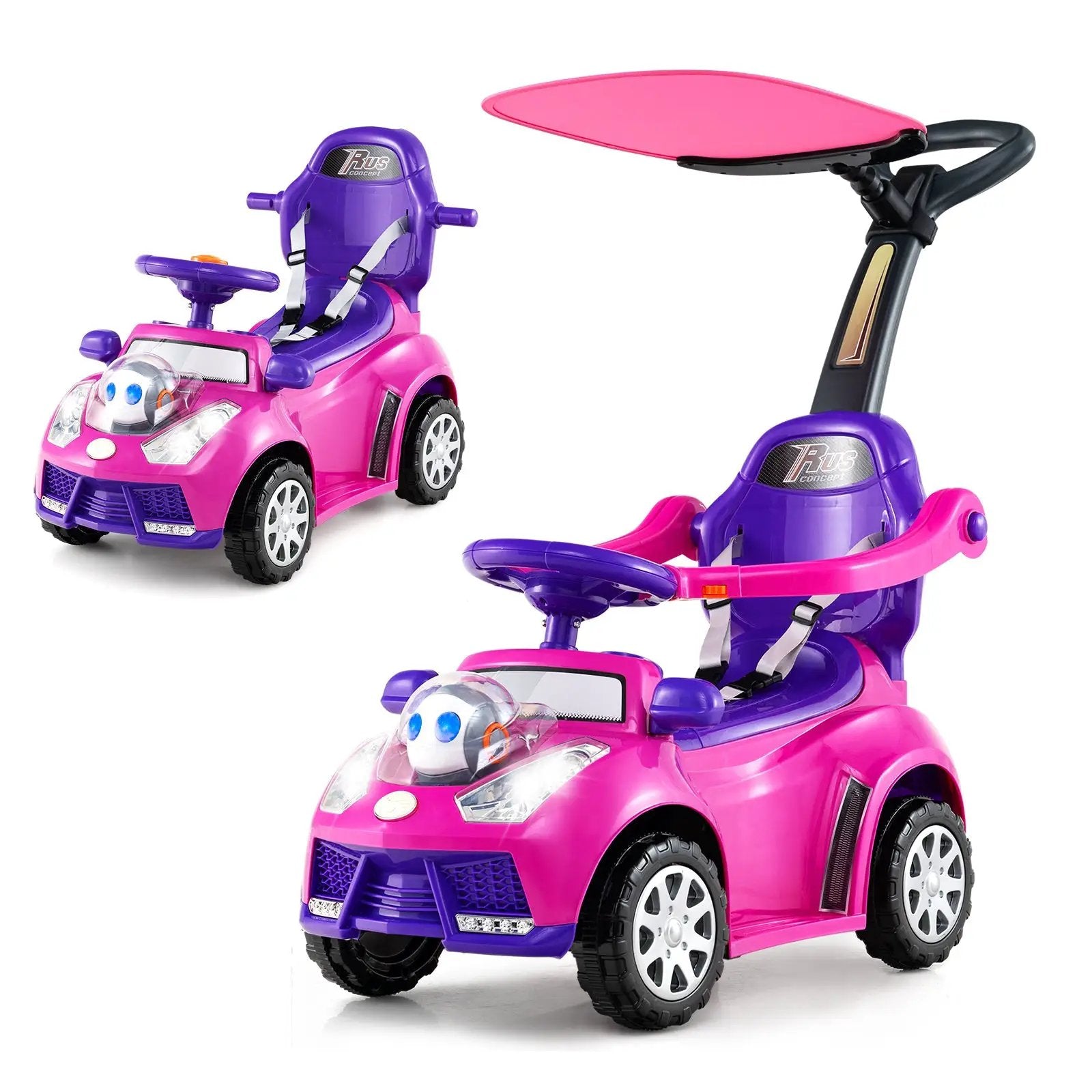 3 in 1 Push Car for Toddler Stroller Sliding Walking Car for Boys and Girls by DirectDeals