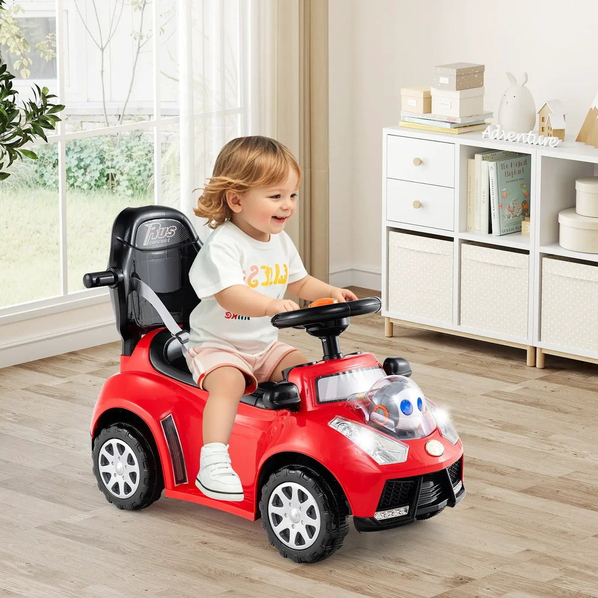 3 in 1 Push Car for Toddler Stroller Sliding Walking Car for Boys and Girls, photo 6 of 24