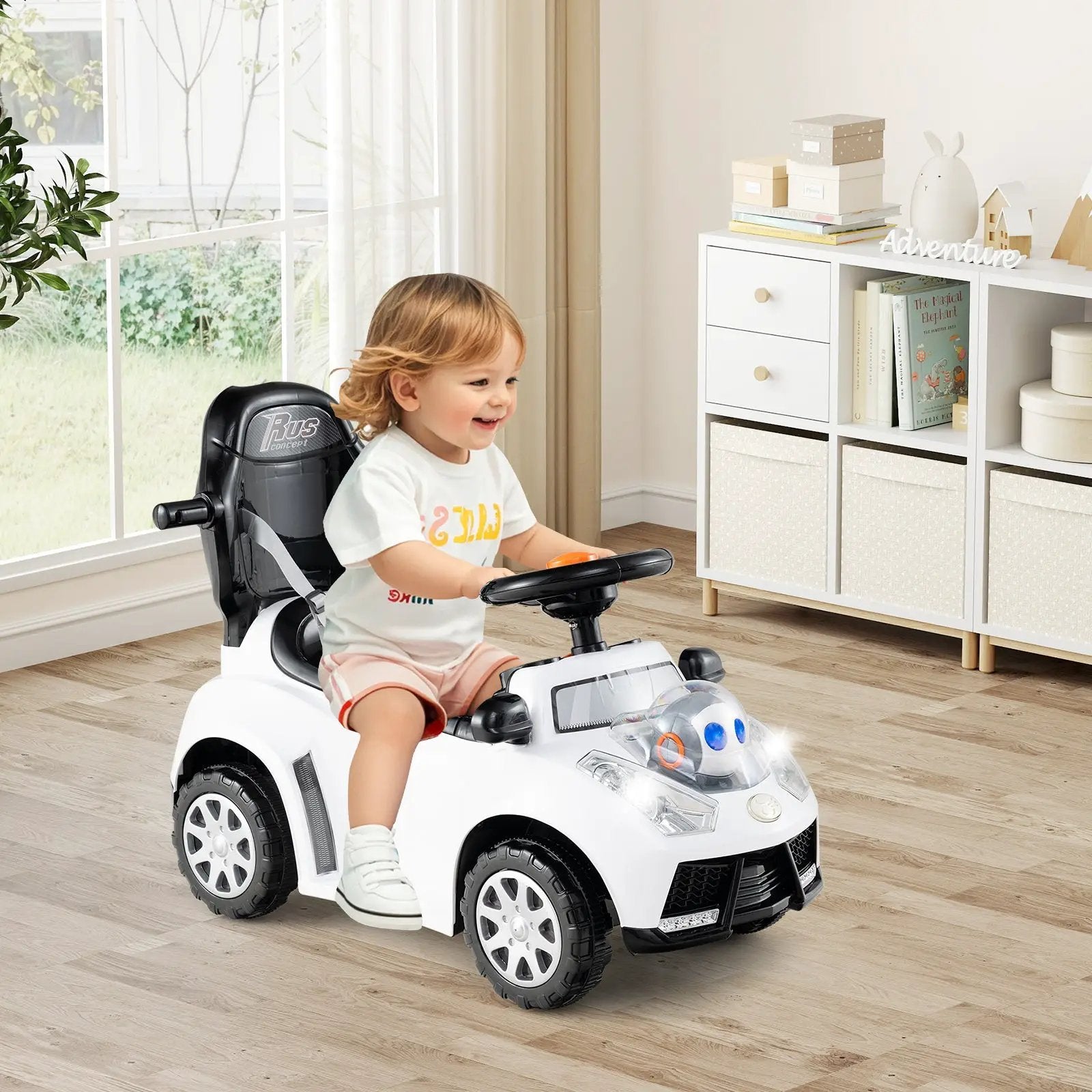 3 in 1 Push Car for Toddler Stroller Sliding Walking Car for Boys and Girls by DirectDeals