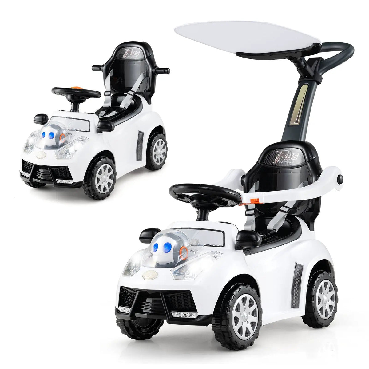 3 in 1 Push Car for Toddler Stroller Sliding Walking Car for Boys and Girls, photo 10 of 24