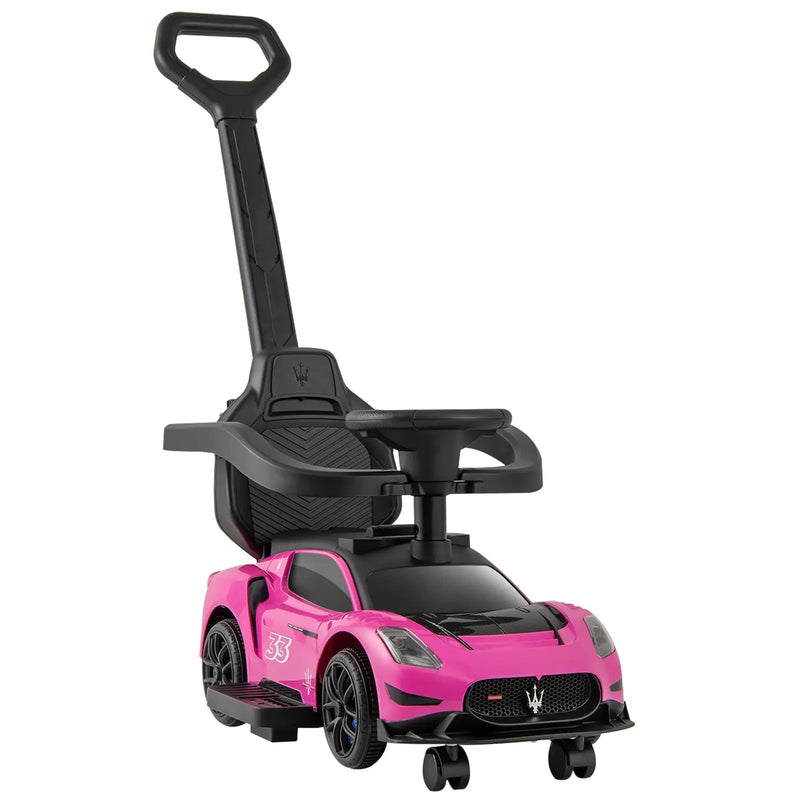 3-in-1 Ride on Push Car Maserati Licensed Sliding Car with Music by DirectDeals