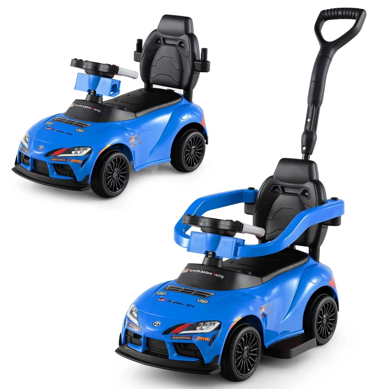 3-in-1 Toyota Licensed Foot-to-Floor Stroller Sliding Walking Toy by DirectDeals