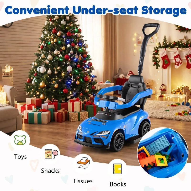 3-in-1 Toyota Licensed Foot-to-Floor Stroller Sliding Walking Toy by DirectDeals