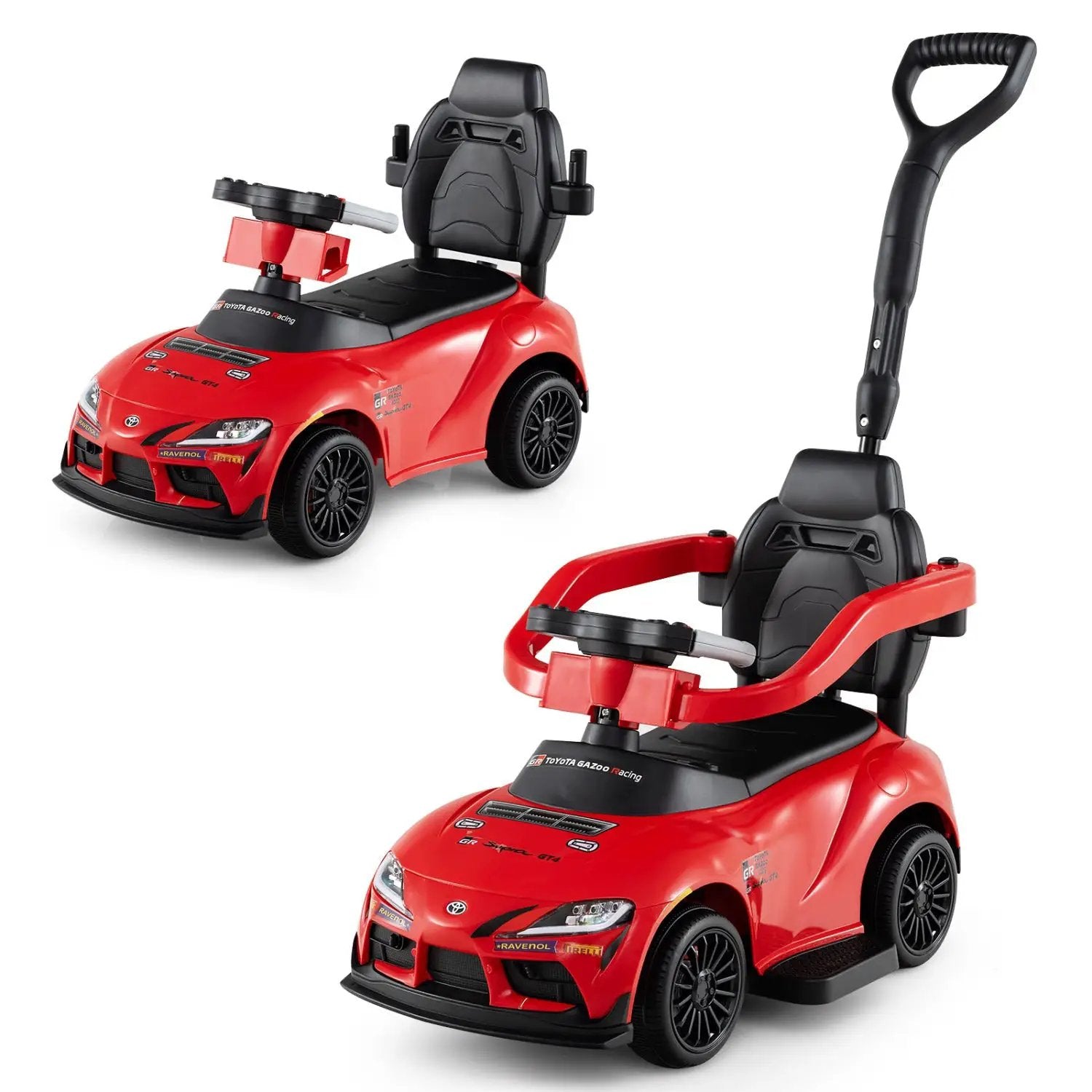 3-in-1 Toyota Licensed Foot-to-Floor Stroller Sliding Walking Toy by DirectDeals