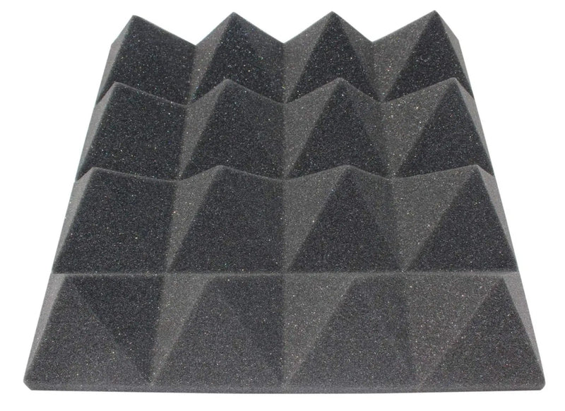3 Inch Acoustic Foam Pyramid Style Panels - 13 Color Options by SoundAssured