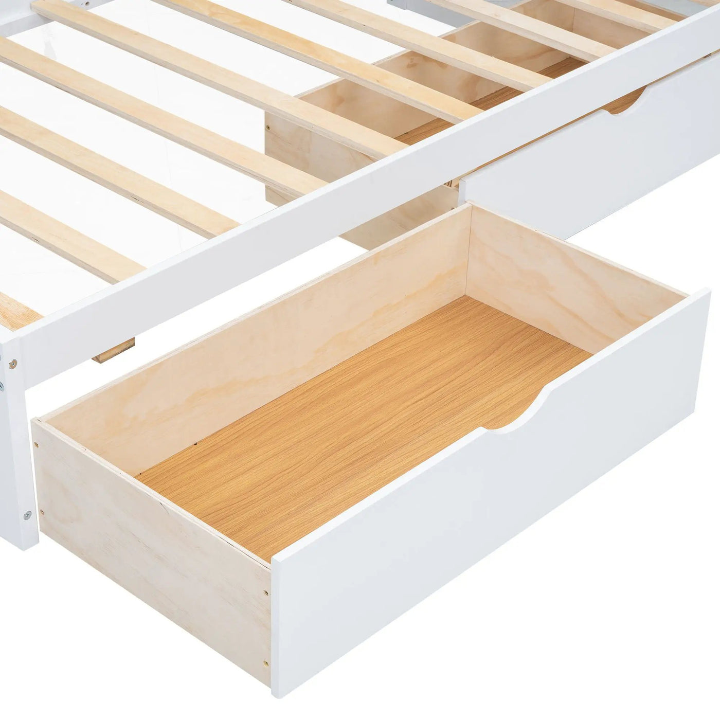 Daybed With 2 Storage Drawers, Storage Cabinets, USB Ports by HouseOfZazla